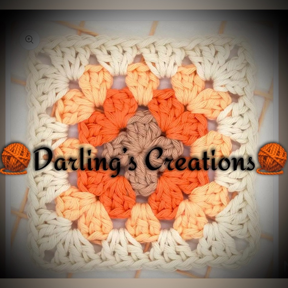 Granny Squares Crocheted Trimmed Handmade 24pcs